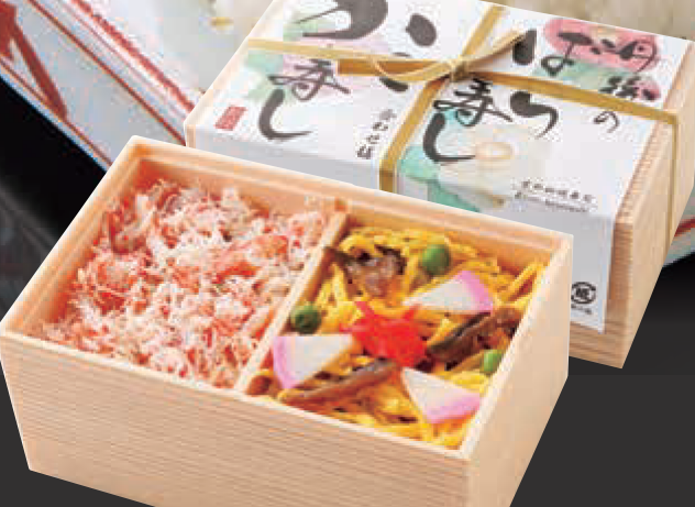 季節限定商品 丹後のばら寿し かに寿し 株式会社加悦ファーマーズライス 京の加悦寿司